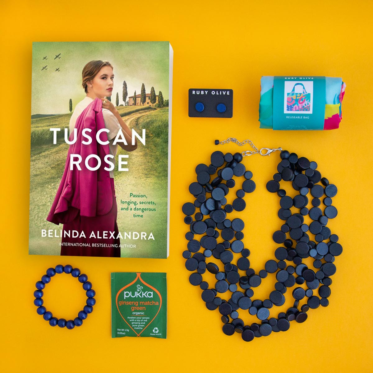 Date With A Book Gift Pack - Belinda Alexandra - Tuscan Rose 