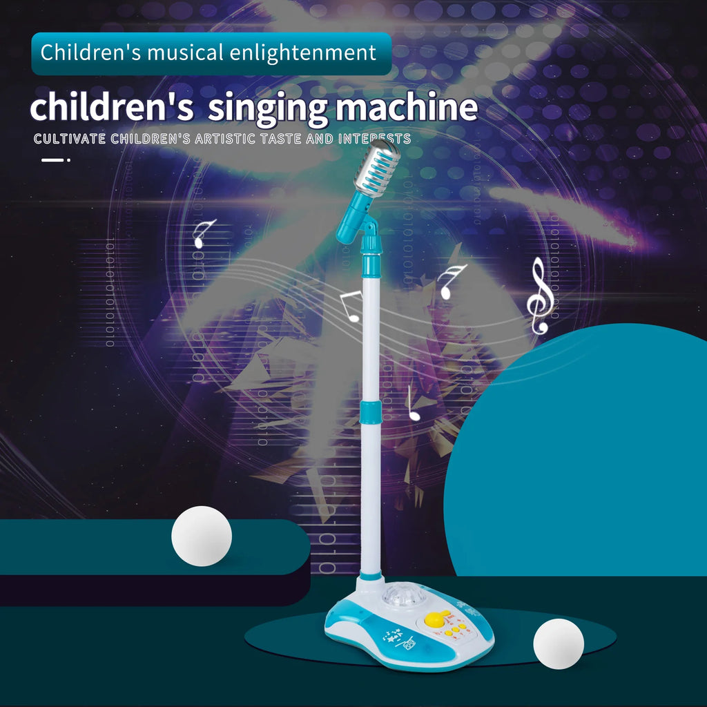 Children's musical enlightenment singing machine with artistic design, showcasing the toy's ability to cultivate artistic taste and interests.