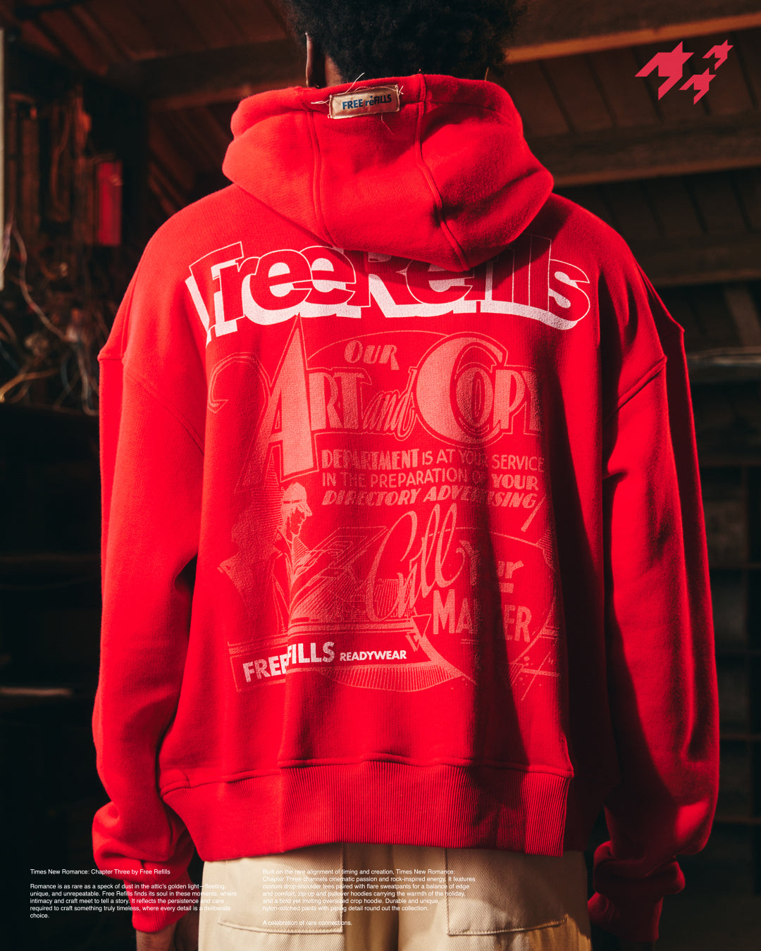FREE reFILLS | Art Dept Hoodie - Red | Hoodies