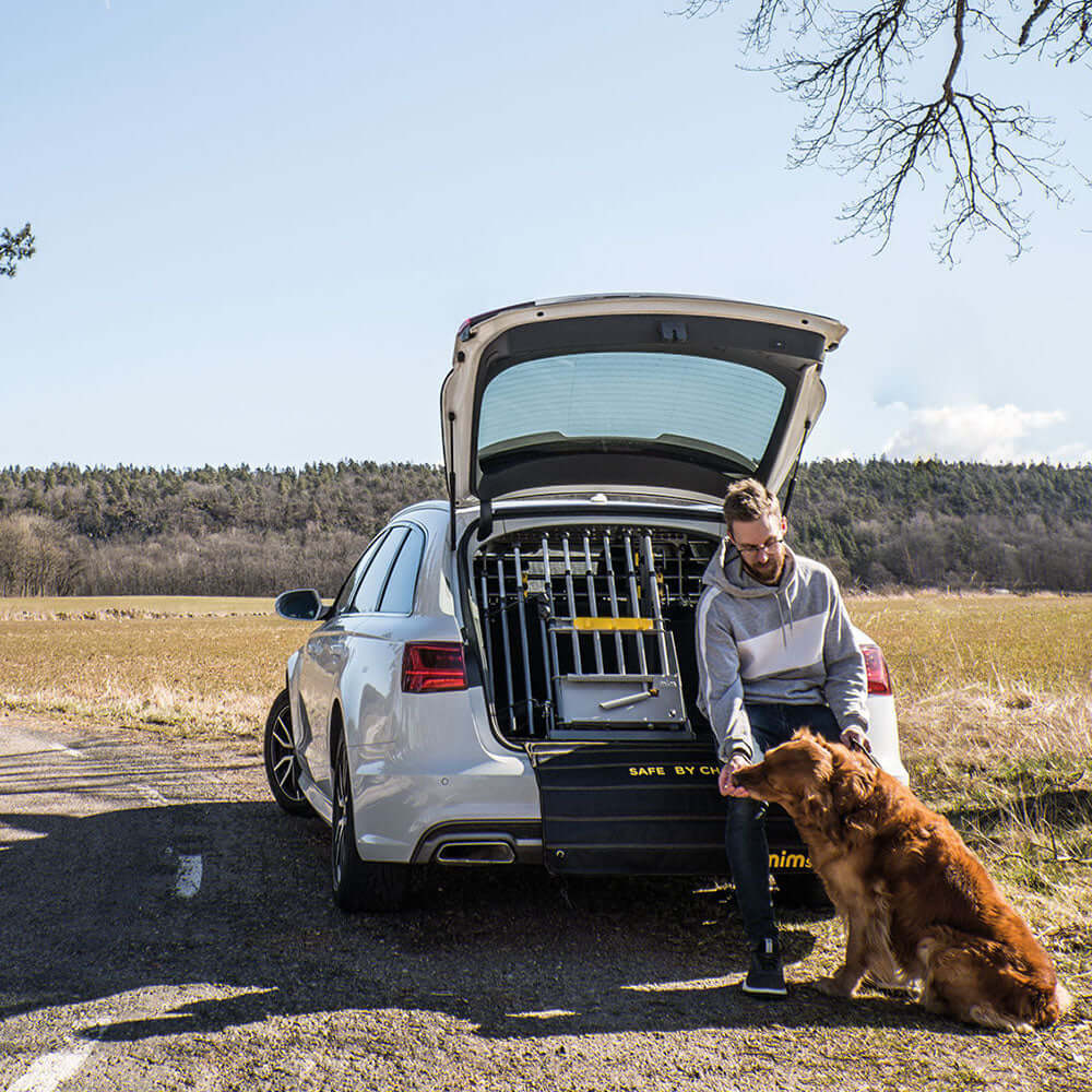 Op uitstap met variogate en hond