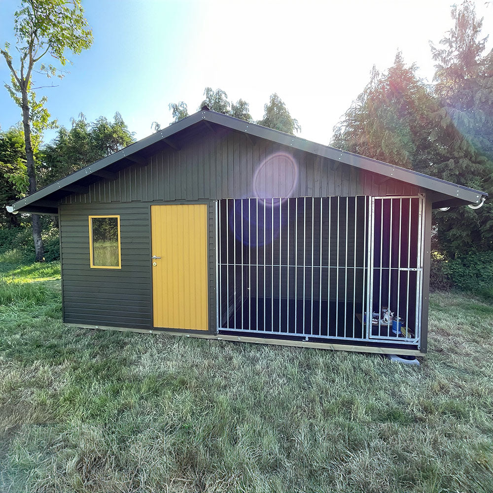 Hondenhut combinatie tuinhuis - kennel