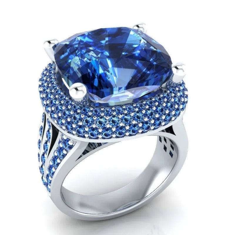 Exquisite Fashion Blue Pearl Ring – The Tikko Boutique