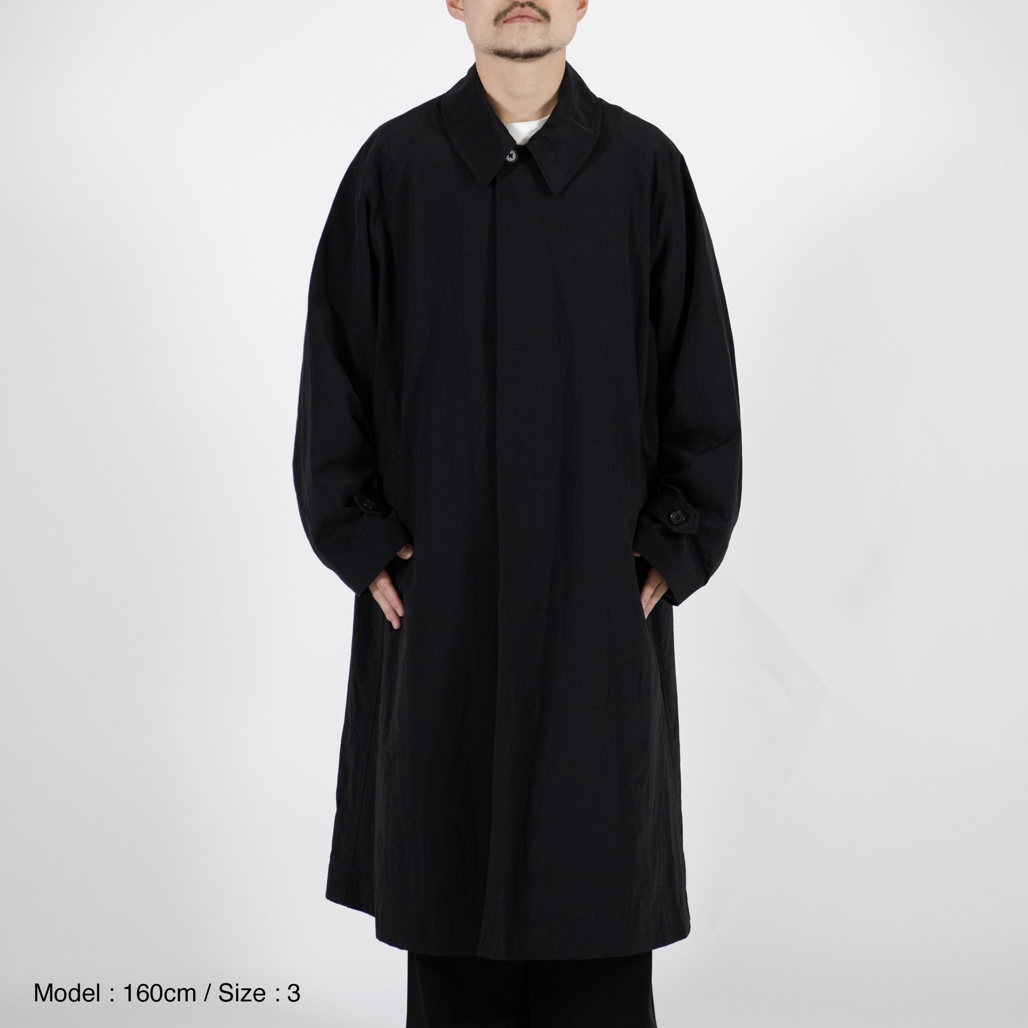 POLYPLOID】LONG COAT C / BLACK – ALIGN