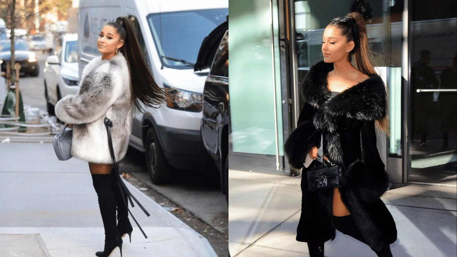 Ariana Grande ditched real fur