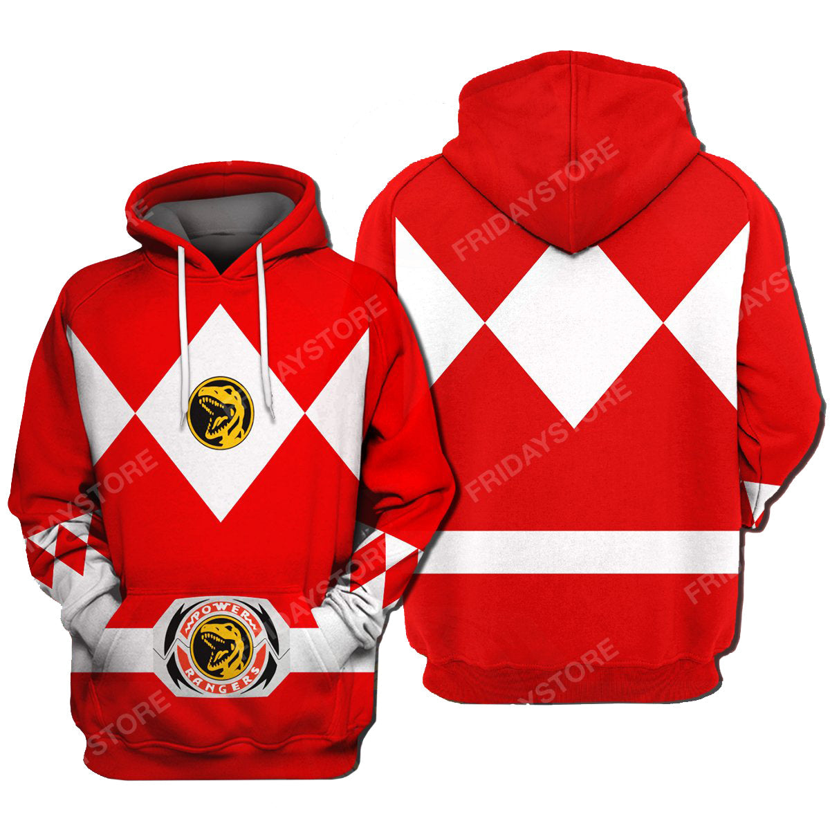 Power Ranger Hoodie Red Power Ranger Costume T-Shirt Amazing Power Ranger Shirt Sweatshirt 2022