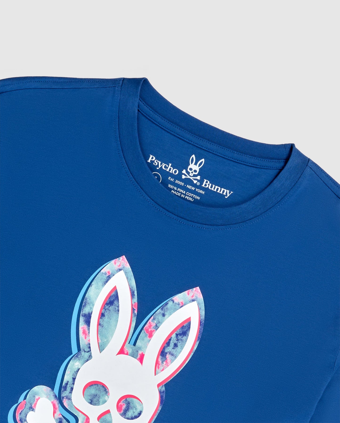 MENS MEYER LONG SLEEVE BLUE GRAPHIC TEE – Psycho Bunny Canada