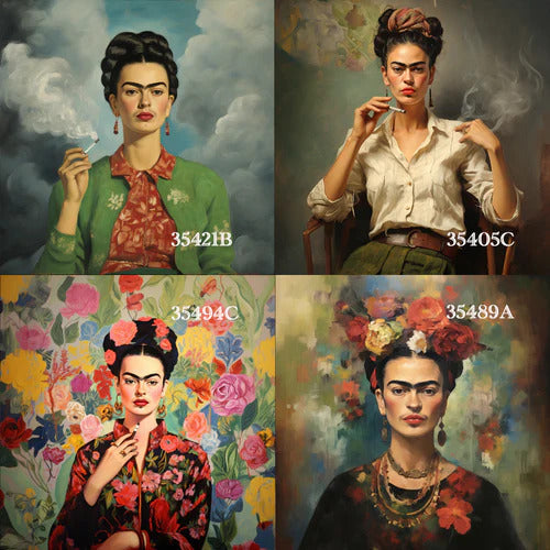 frida flowers images for accessories design tote bag