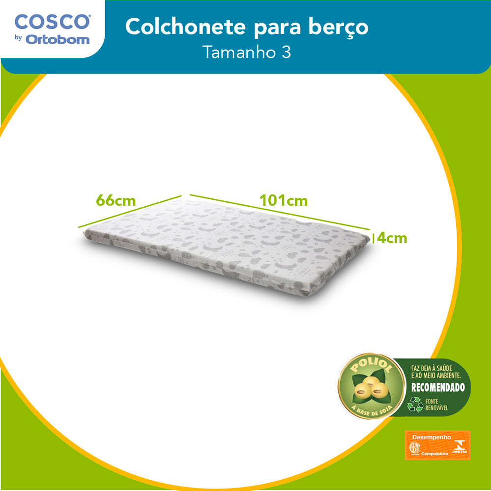 Colchonete, para, Berço, Cosco Kids