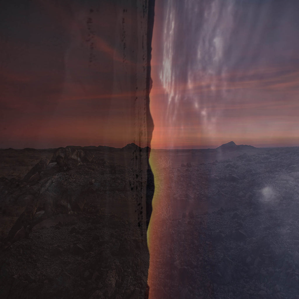 Last Light/First Light by Mary Mattingly (Double exposed Sunrise and Sunset Photographs)