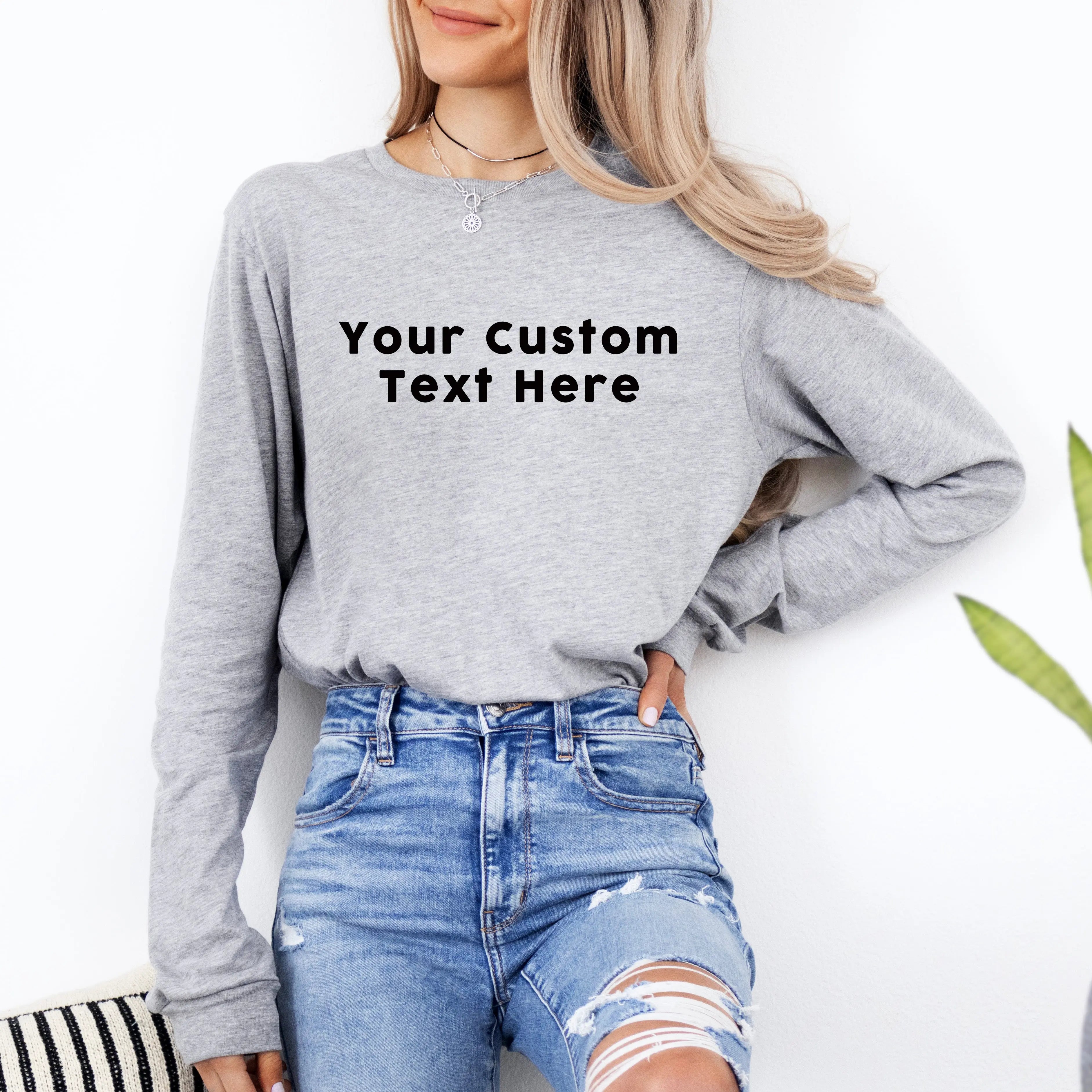 Custom Printed T-shirt, Bella Canvas, Long Sleeve