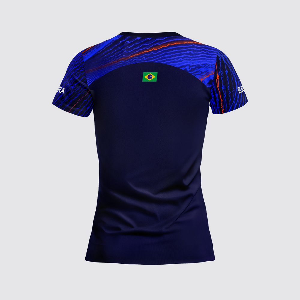 Asics Brazil Volley CBV 2017 Blue Jersey