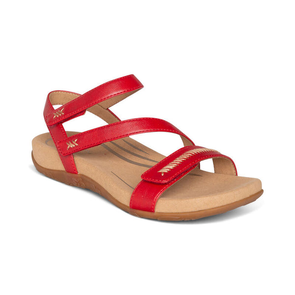 Aetrex Gabby Adjustable Quarter Strap Sandal – Comfort Shoe Shop
