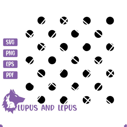 Polka Dot Pattern Eps, Seamless Polka Dot Pattern Cut Files