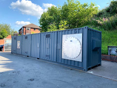Complete unit of thermal oxidiser ready for transportation to the customers site