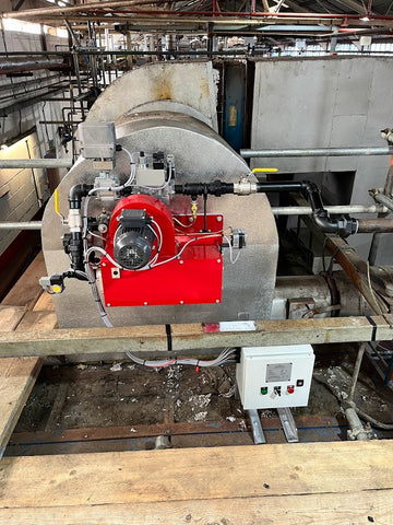 Comtherm PP Burner installed and Commissioned on a dry-off oven