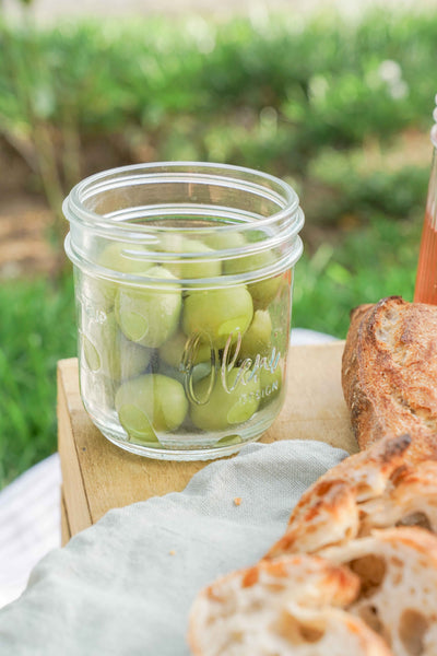 Snacks direkt im Glas mitnehmen