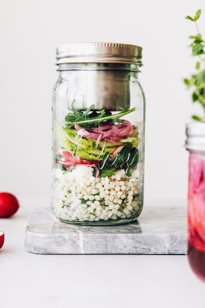 Salate vorbereiten und gesund ernähren