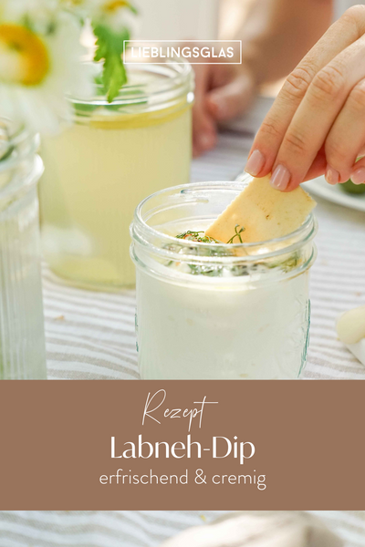 Rezept für einen erfrischenden Labneh-Dip