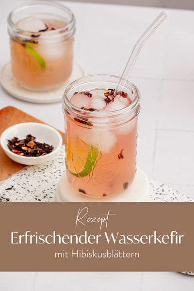 Rezept Deckblatt Wasserkefir mit Hibiskus