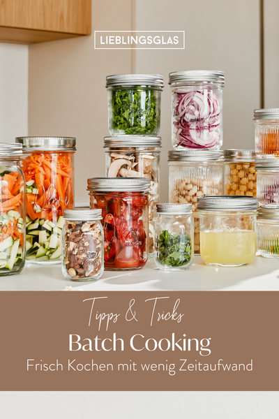 Batch Cooking Wochenplan und Tipps