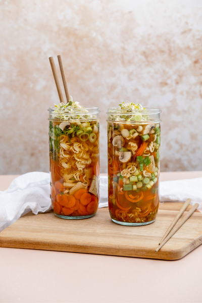 Ramen im Jar Lieblingsglas