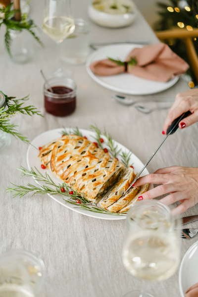 Vegetarischer Braten Lieblingsglas