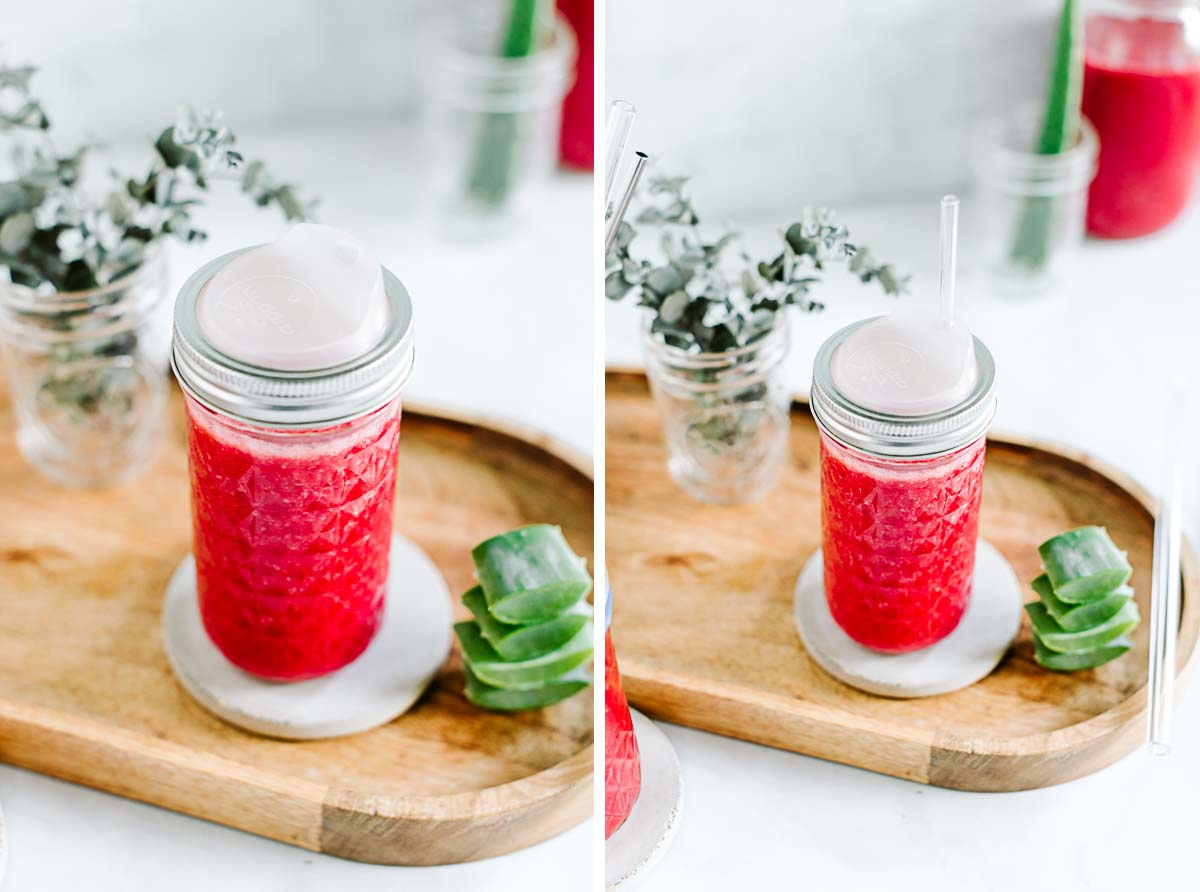 Pink Aloe Smoothie – Lieblingsglas