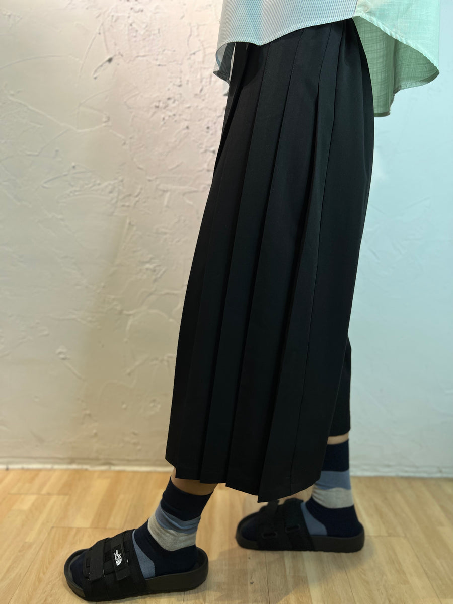 Pleated Skirt-like Pants – sanwaitsai