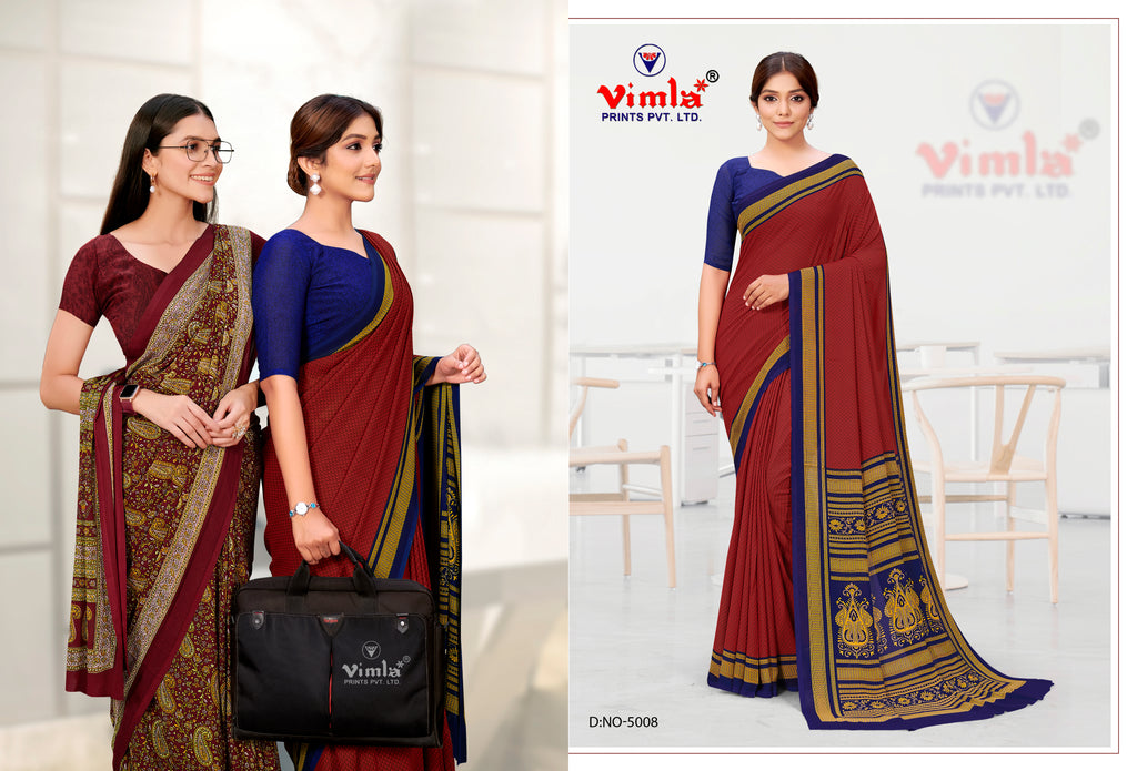Integrating Modern Fashion Trends into Traditional Uniform Sarees for a Fresh Look