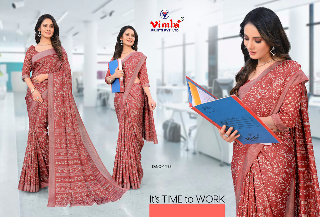 How to Elevate Your Office Style with Elegant Uniform Sarees