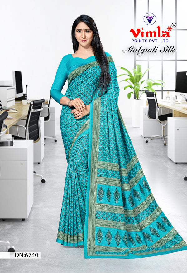 Bansi Fashion Uniform Sarees Jio Silk