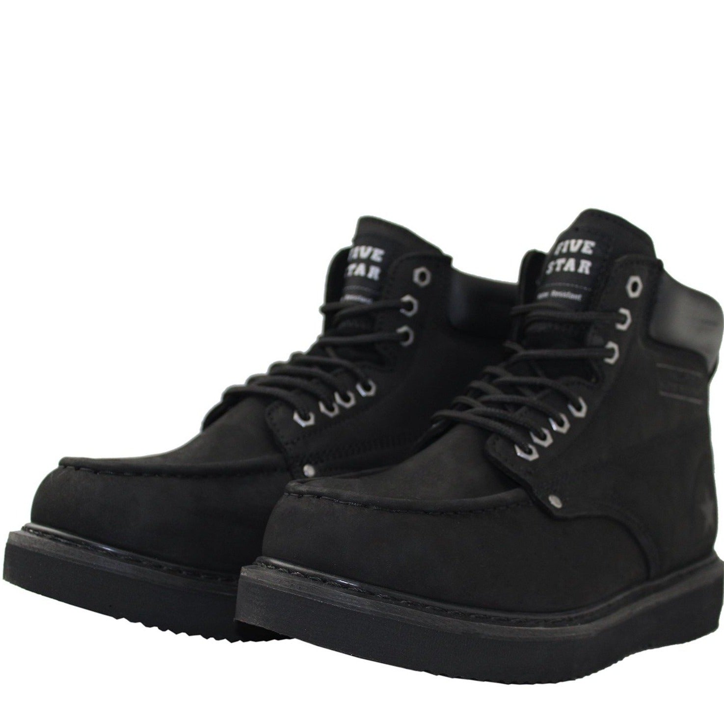 Tawop Men's Casual High-Top Leather Boots