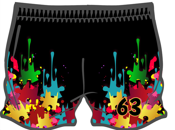 custom designed baseball shorts