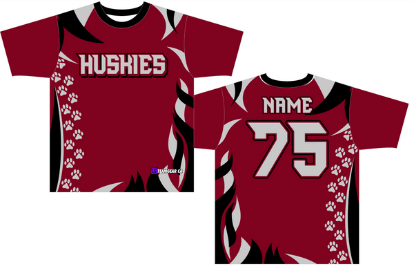 custom school shirts for huskies team and fans