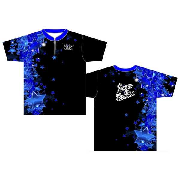 Custom Bowling Shirt design for Blue Stars Bowling