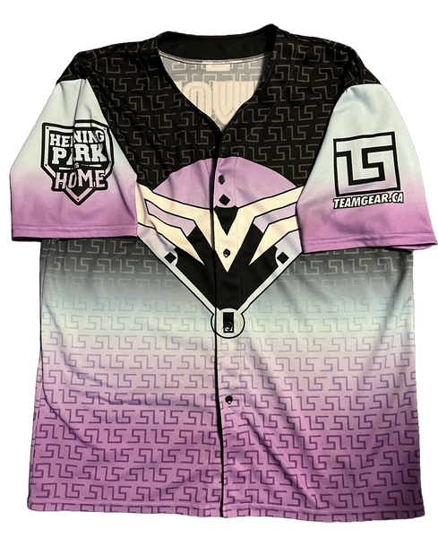 high quality custom full button jersey made in Canada by TeamGear Canada