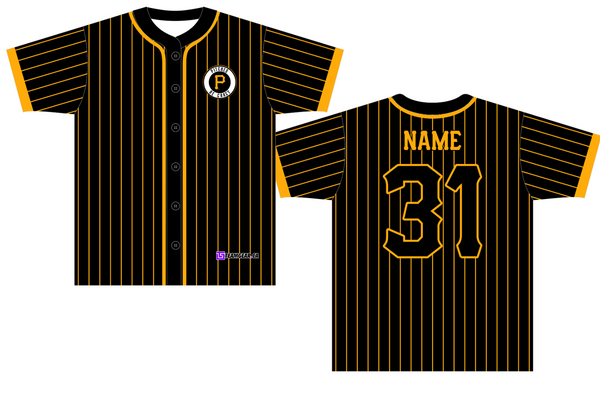 Pitches Be Crazy full button baseball jerseys