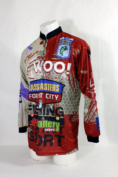 WOO Custom fishing jersey design with High-Visibility Colours