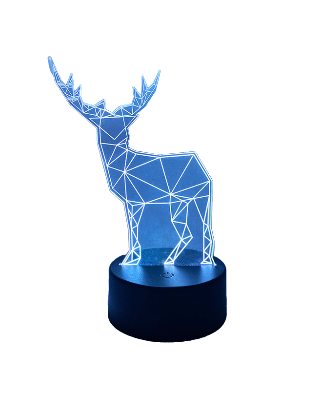 3D Illusion Lamp - Deer