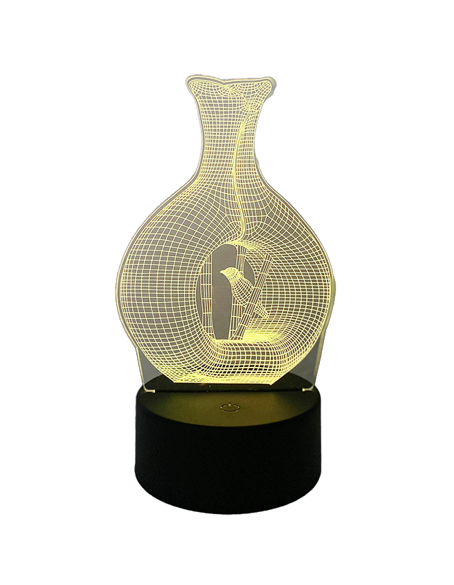 3D Illusion Lamp - Vase
