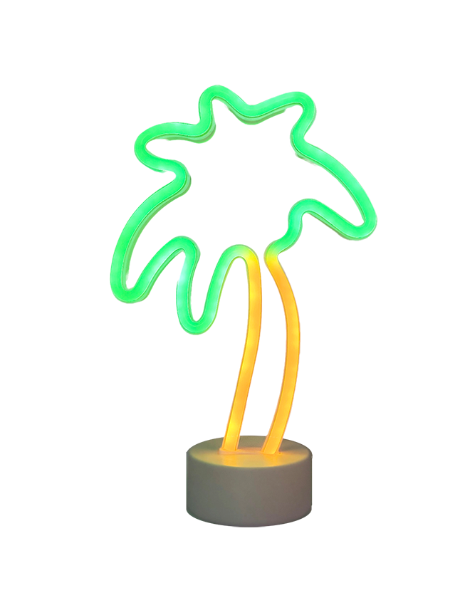 Neon Light Stand - Palm Tree