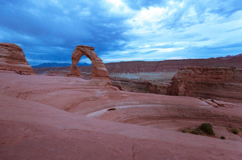 A view of Arches National Park.