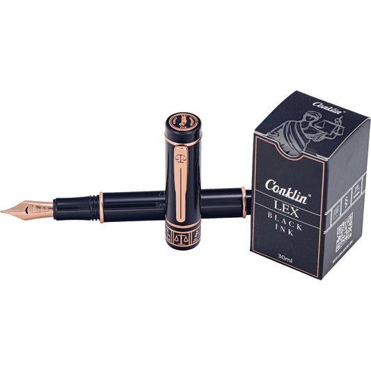 Conklin Limited Edition Crescent Brass Fountain Pen