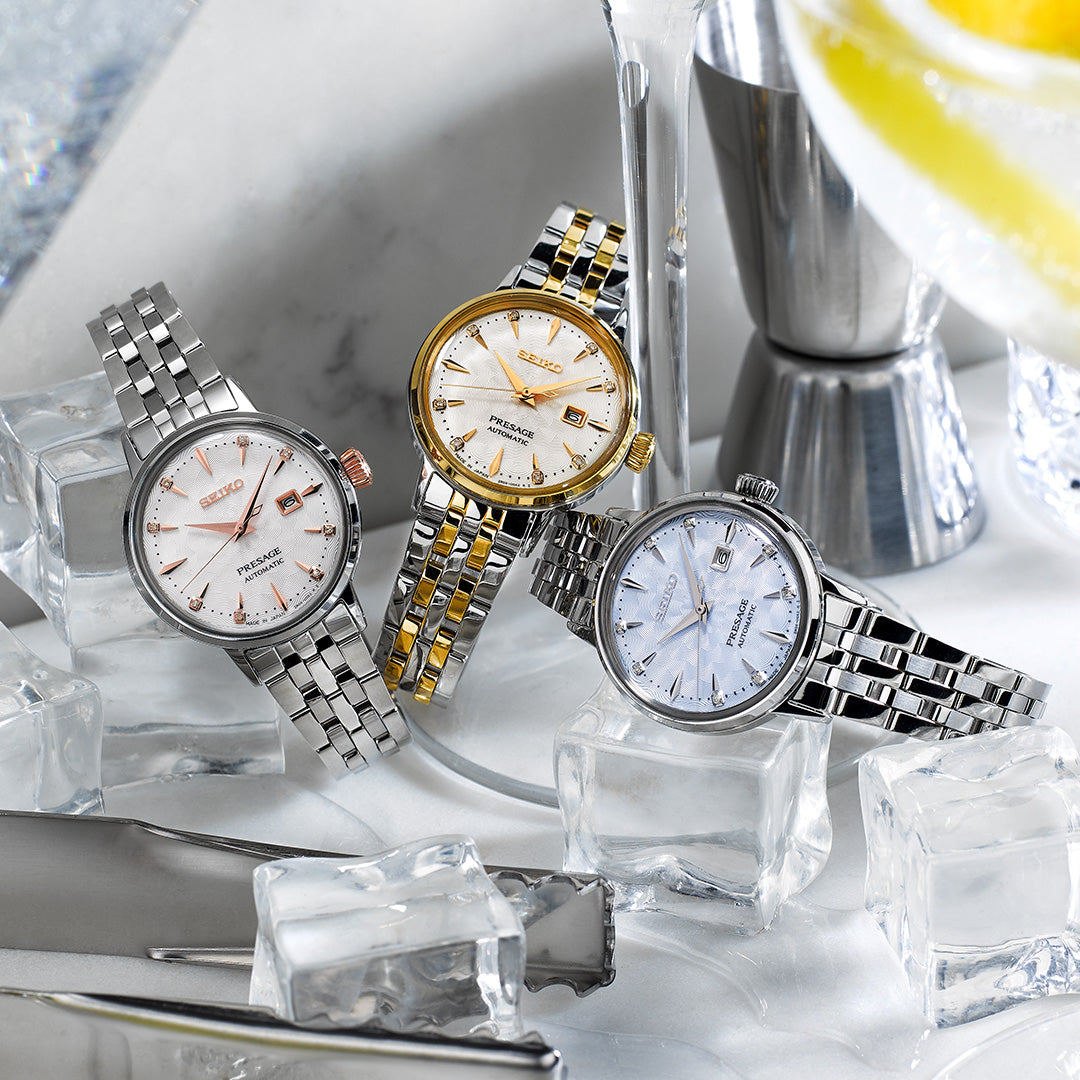 Seiko Presage Cocktail Time Skydiving Diamond Twist - Hartmanns Jewellers