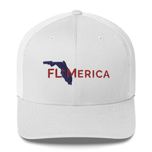 Florida Heritage Men's The Ridge Trucker Red/White Ball Cap