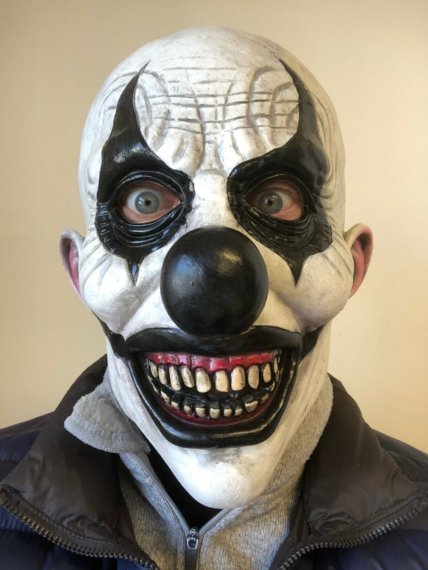 Killer Clown Mask. Rubber Johnnies Masks