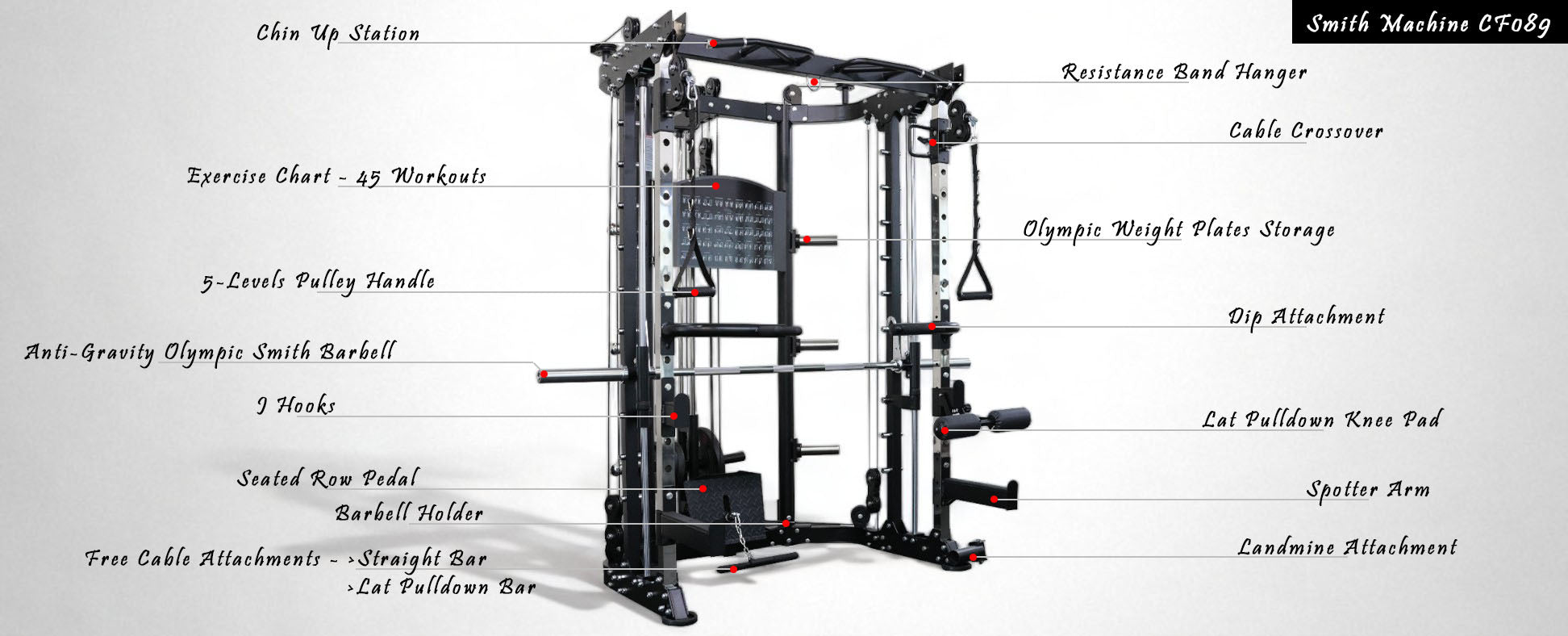 Ultimate Home Smith Machine CF089 Description