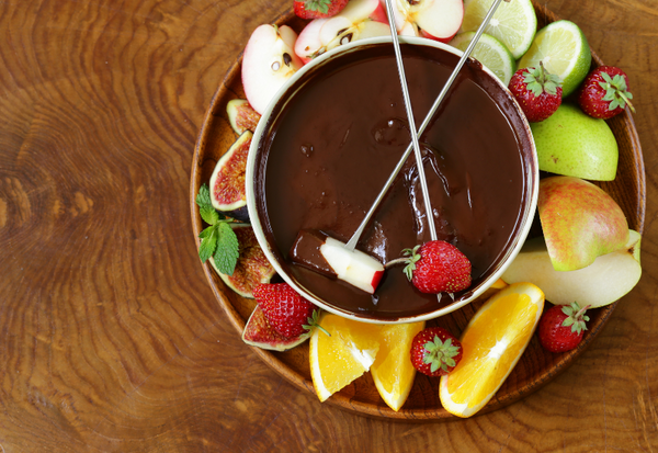 Fruit Chocolate Fondue