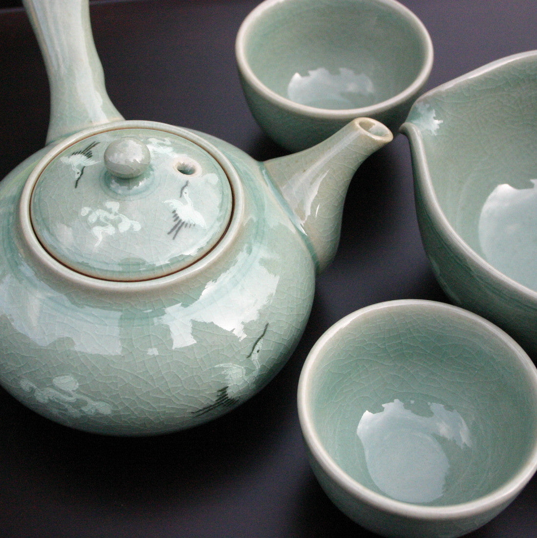 celadon travel tea set