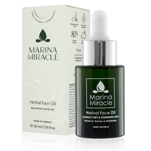 our wonderful and totally natural herbal face oil